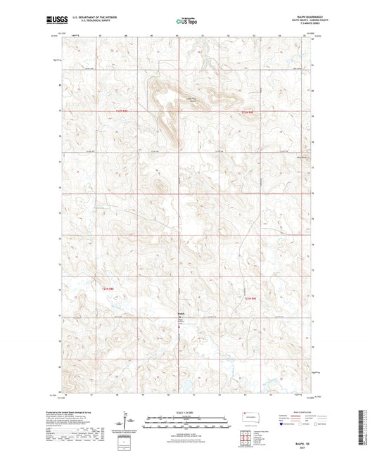 Ralph South Dakota US Topo Map Image