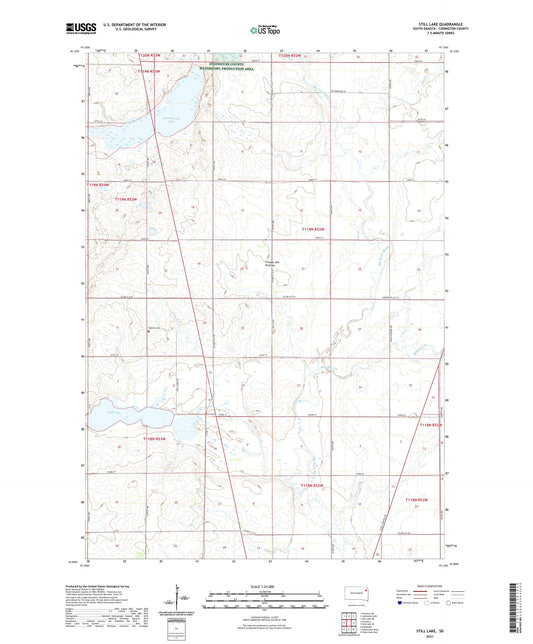 Still Lake South Dakota US Topo Map Image