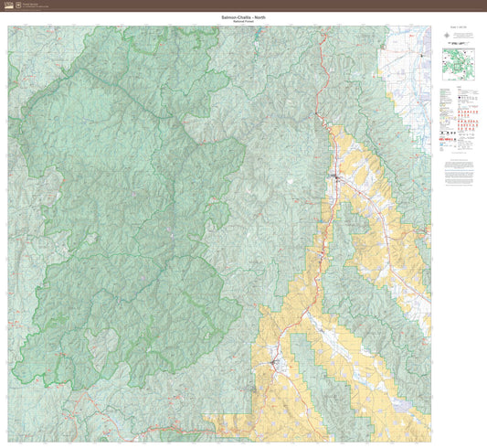 Salmon-Challis National Forest North Map