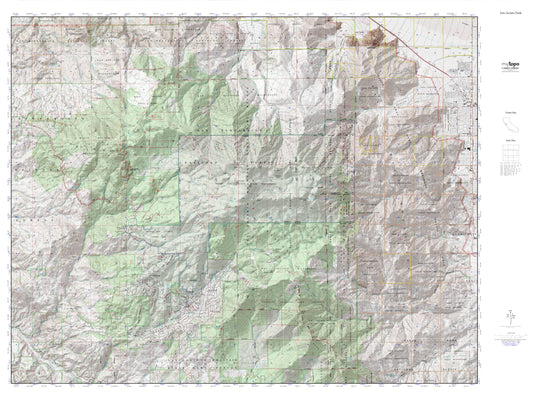 San Jacinto Peak MyTopo Explorer Series Map Image