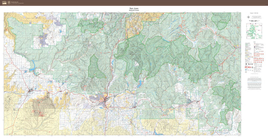 San Juan National Forest Map