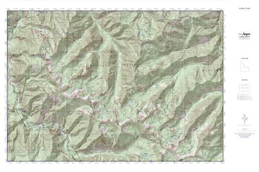 Soldier Creek MyTopo Explorer Series Map Image