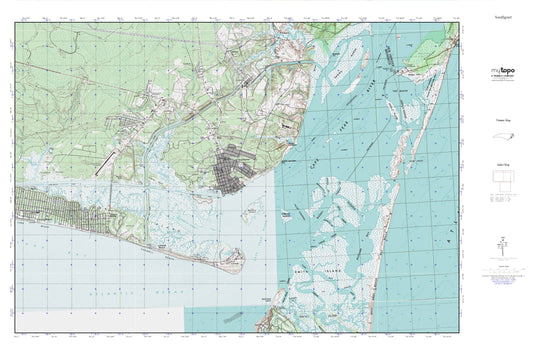 Southport MyTopo Explorer Series Map Image