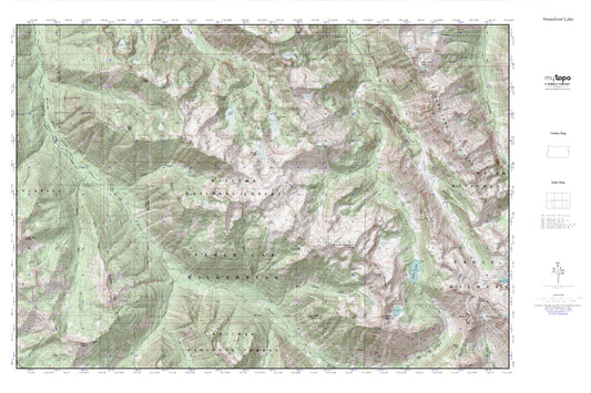 Steamboat Lake MyTopo Explorer Series Map Image