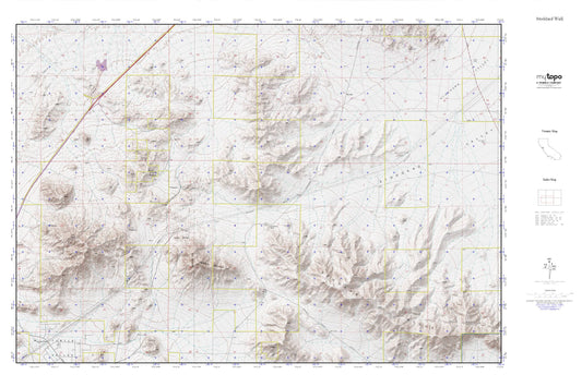 Stoddard Valley OHV Area MyTopo Explorer Series Map Image