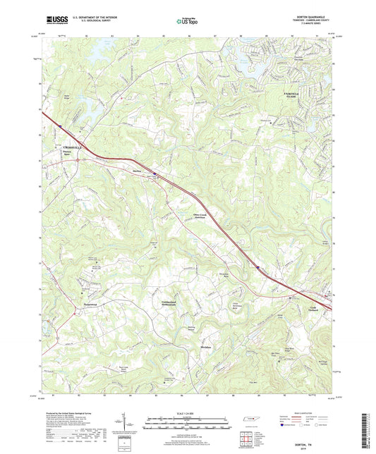 Dorton Tennessee US Topo Map Image
