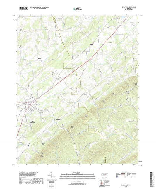 Englewood Tennessee US Topo Map Image
