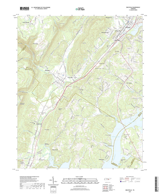 Graysville Tennessee US Topo Map Image