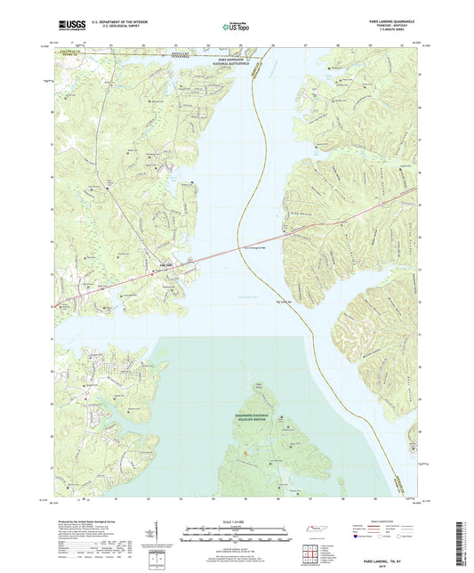 Paris Landing Tennessee US Topo Map Image