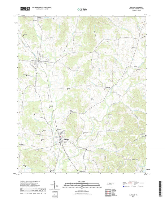 Wartrace Tennessee US Topo Map Image