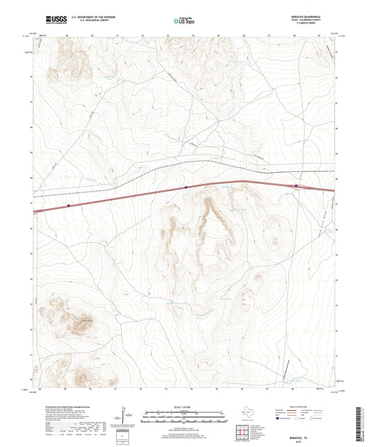 Boracho Texas US Topo Map Image