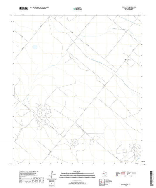 Buena Vista Texas US Topo Map Image