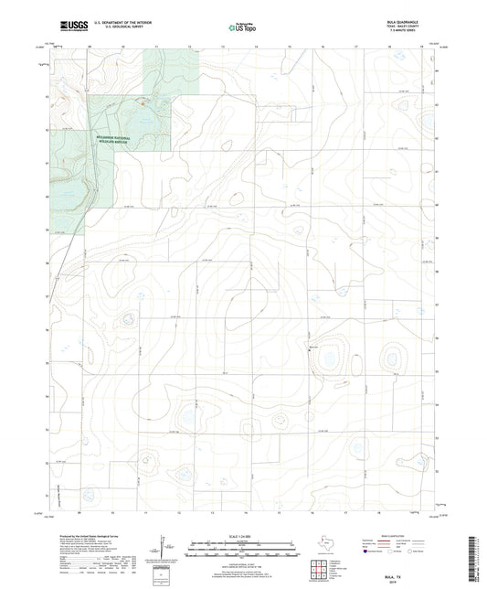 Bula Texas US Topo Map Image