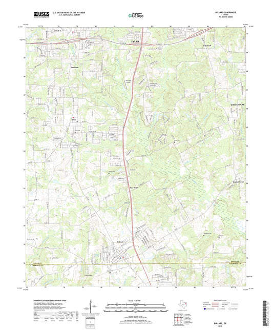 Bullard Texas US Topo Map Image