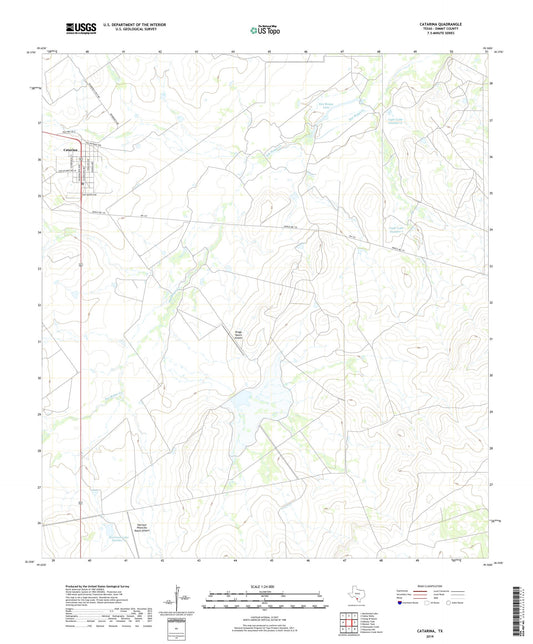Catarina Texas US Topo Map Image