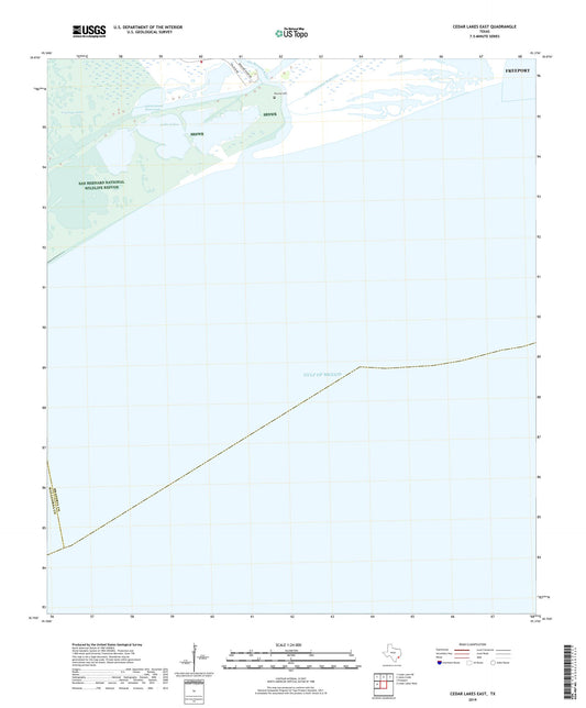Cedar Lakes East Texas US Topo Map Image