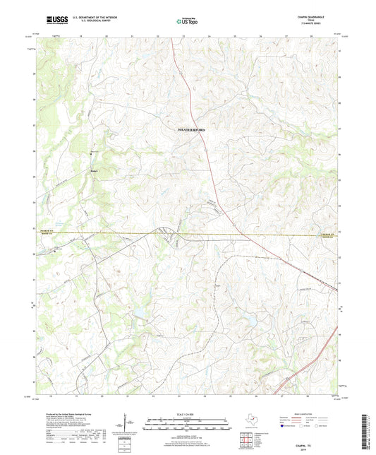 Chapin Texas US Topo Map Image