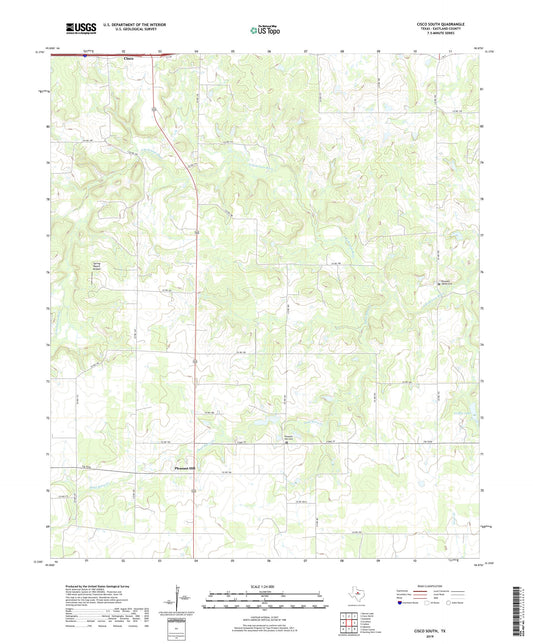 Cisco South Texas US Topo Map Image
