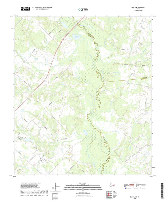Clear Lake Texas US Topo Map Image