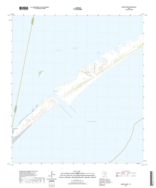 Decros Point Texas US Topo Map Image