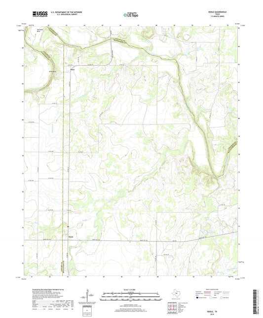 Doole Texas US Topo Map Image
