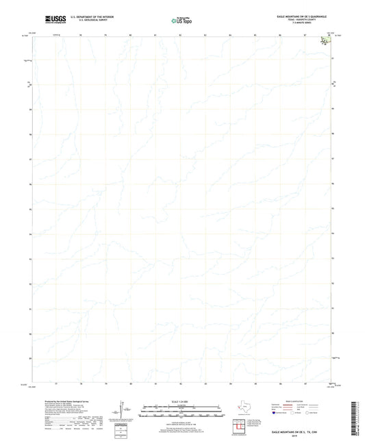 Eagle Mountains SW OE S Texas US Topo Map Image