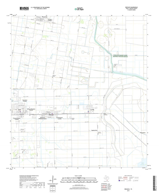 Edcouch Texas US Topo Map Image