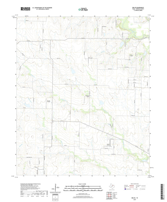 Era SE Texas US Topo Map Image