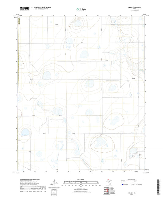 Fairview Texas US Topo Map Image