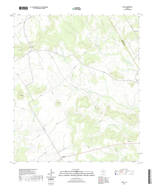 Fairy Texas US Topo Map Image