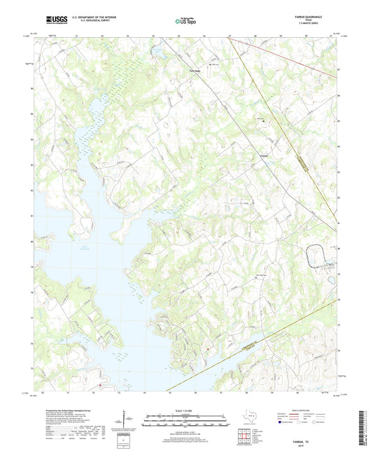 Farrar Texas US Topo Map Image