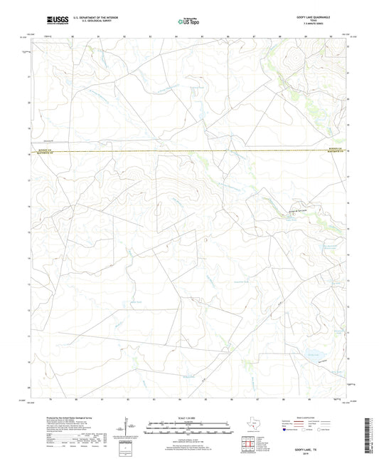 Goofy Lake Texas US Topo Map Image