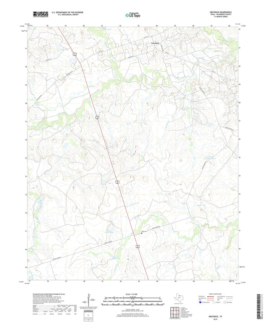 Grayback Texas US Topo Map Image