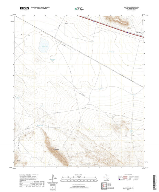Grayton Lake Texas US Topo Map Image
