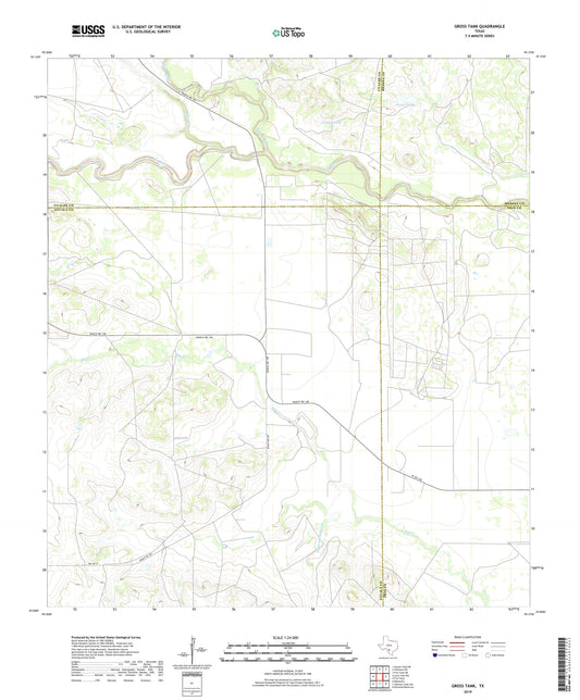 Gross Tank Texas US Topo Map Image