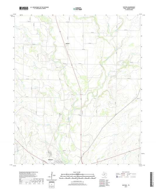 Hatchel Texas US Topo Map Image