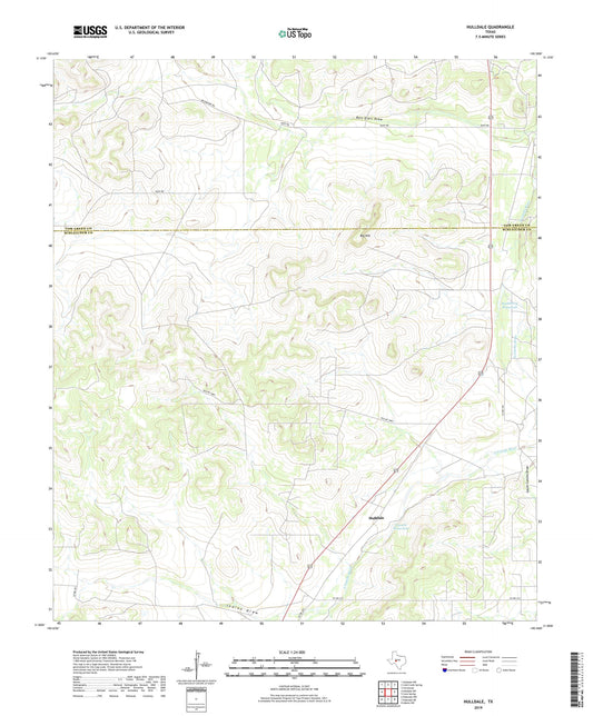 Hulldale Texas US Topo Map Image