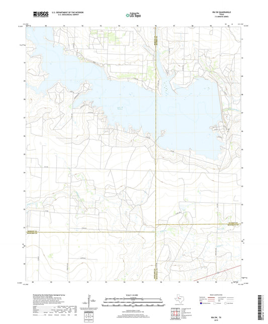 Ira SW Texas US Topo Map Image