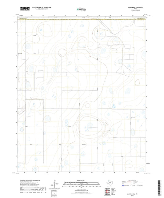 Jackson Hill Texas US Topo Map Image