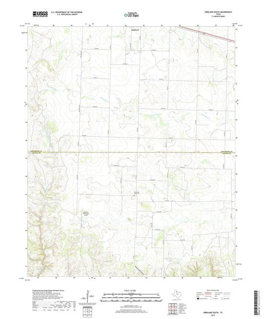 Kirkland South Texas US Topo Map Image