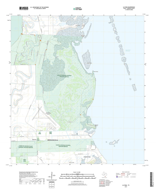 La Coma Texas US Topo Map Image