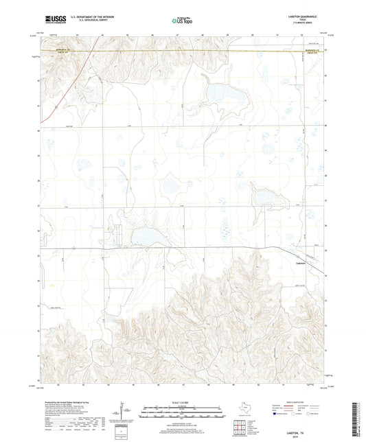 Laketon Texas US Topo Map Image