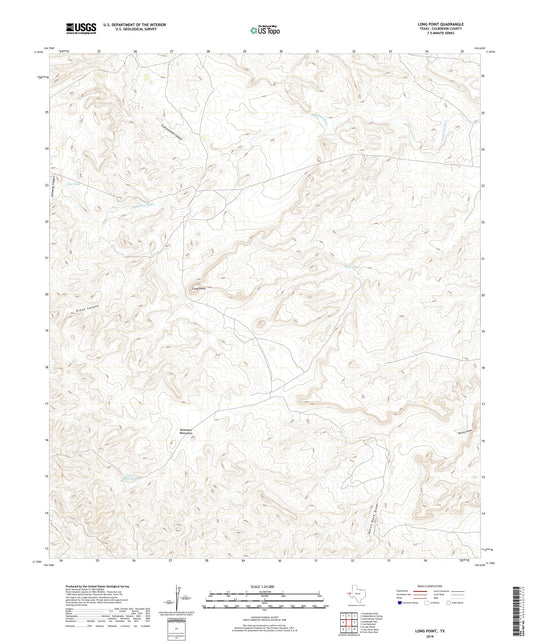Long Point Texas US Topo Map Image