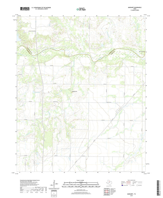 Margaret Texas US Topo Map Image