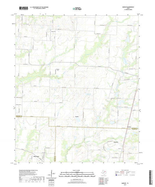Marilee Texas US Topo Map Image