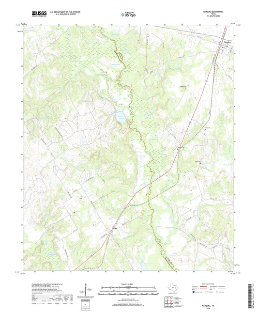 Marquez Texas US Topo Map Image