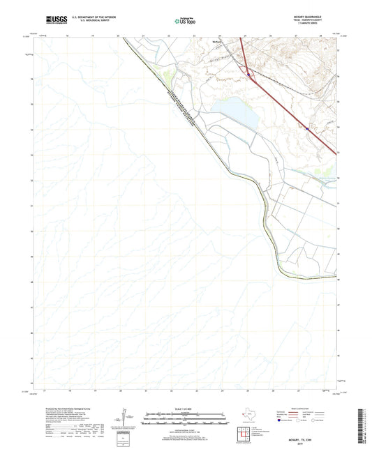 McNary Texas US Topo Map Image