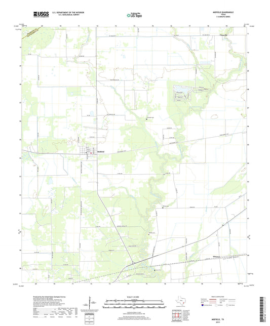 Midfield Texas US Topo Map Image