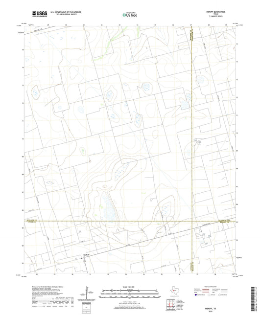 Midkiff Texas US Topo Map Image