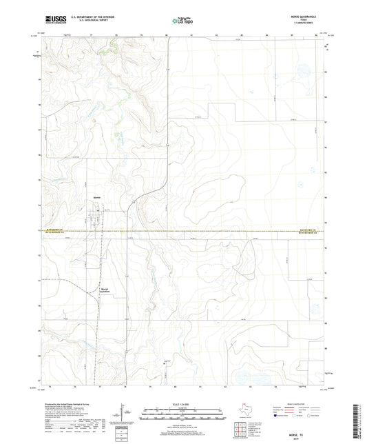 Morse Texas US Topo Map Image